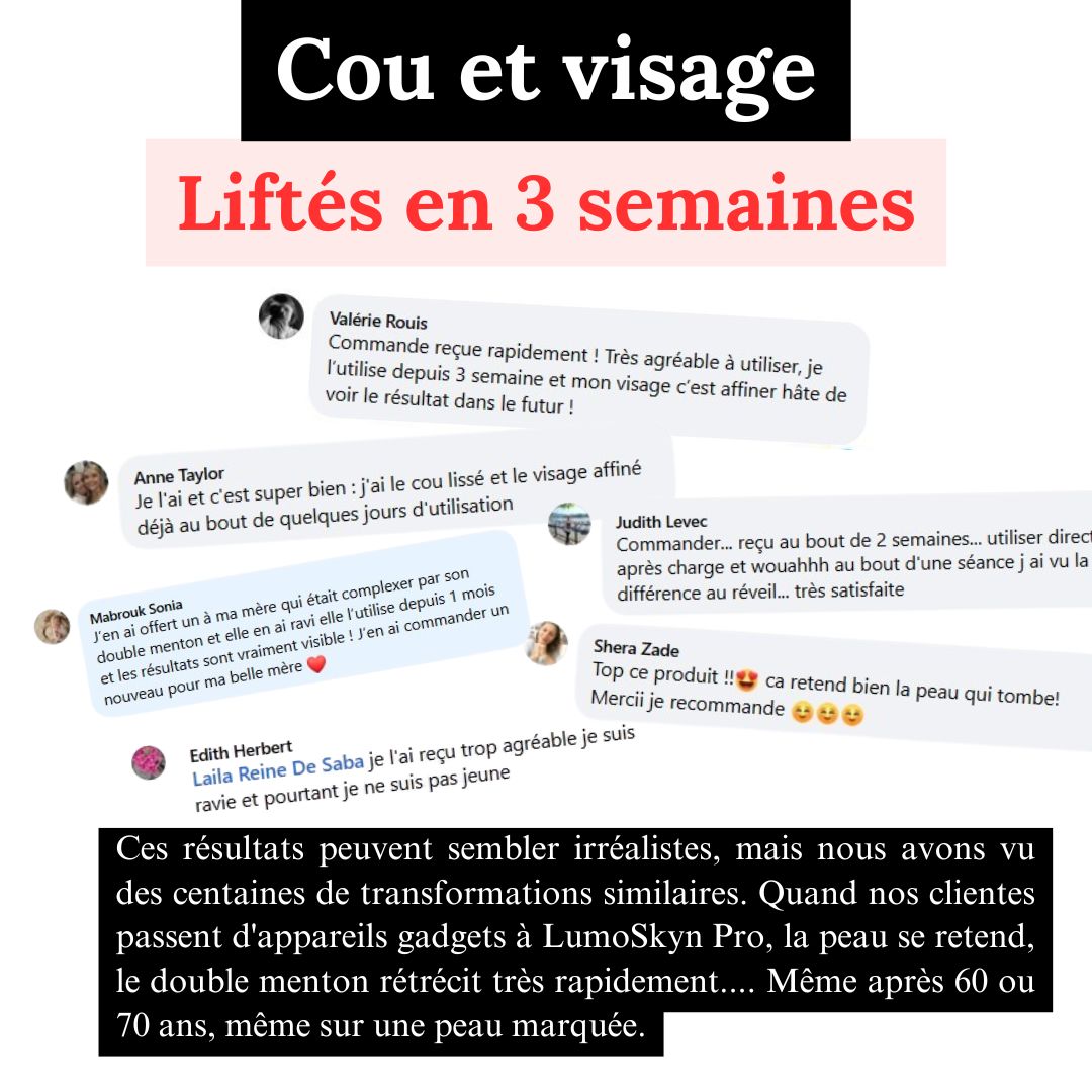 LumoSkyn Pro 2.0™ - Sculpteur Visage et Cou