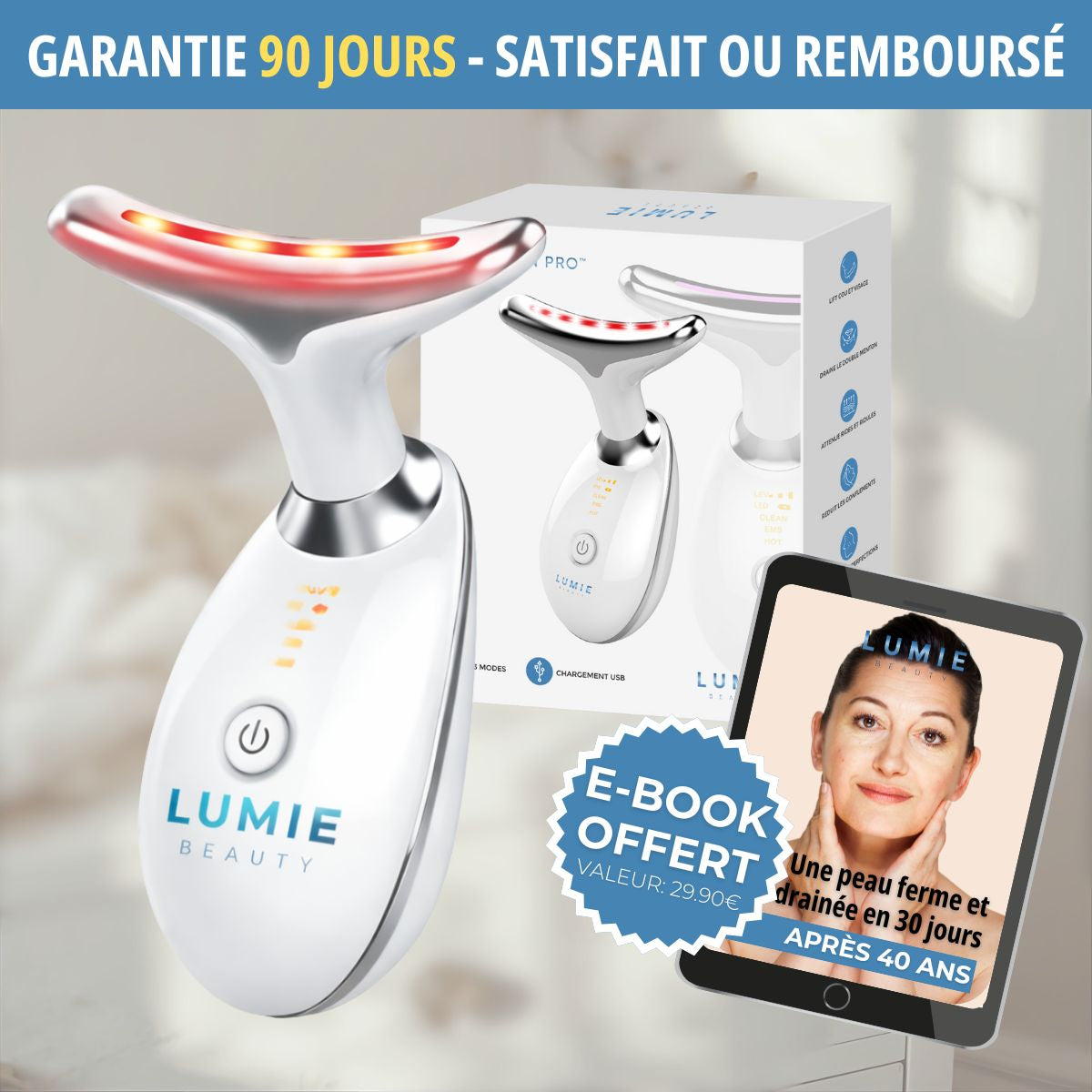 LumoSkyn Pro 2.0™ - Sculpteur Visage et Cou